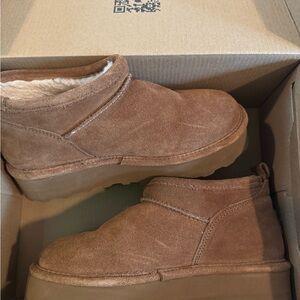 BearPaw Brown Ankle Boots